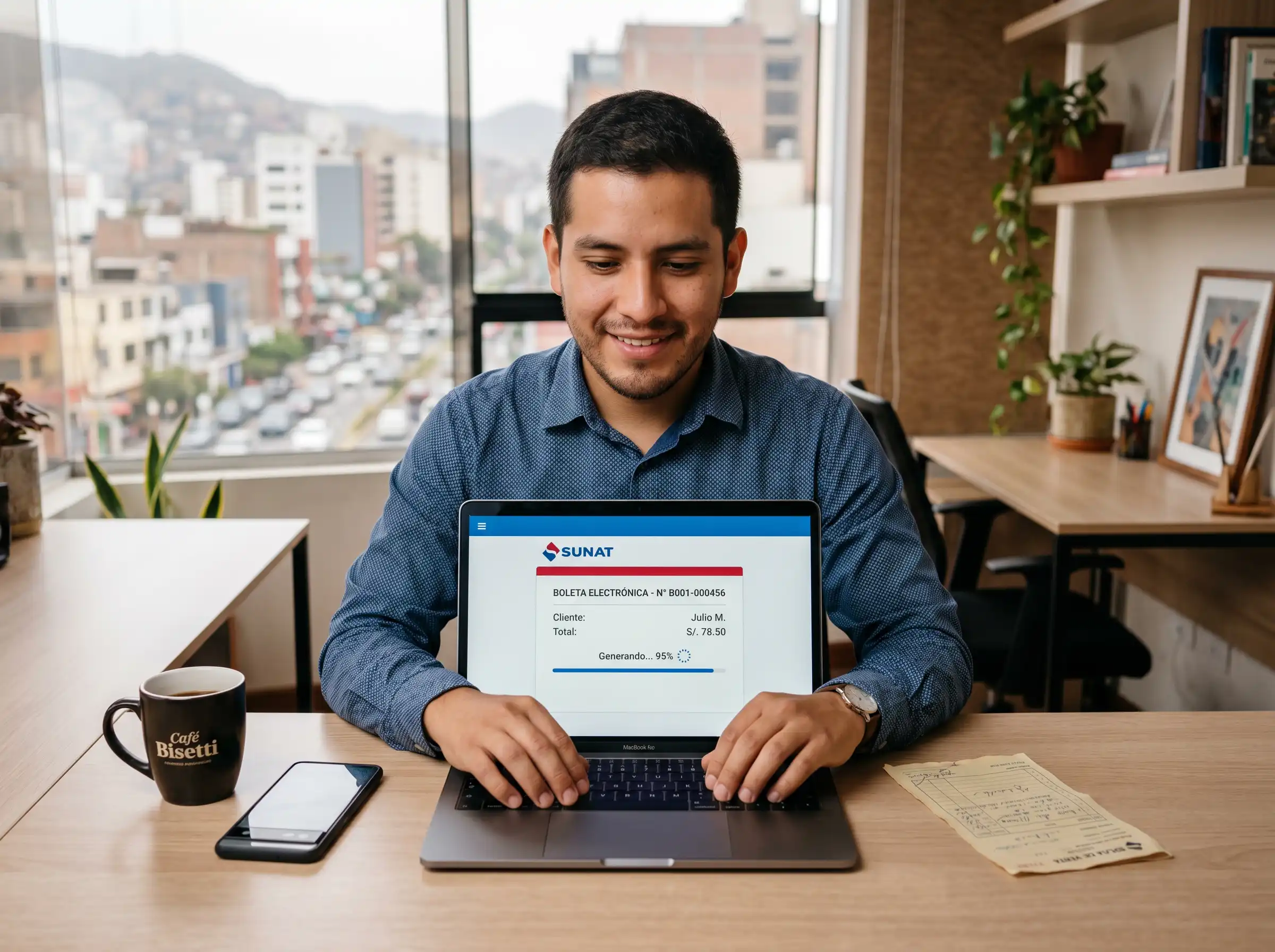 Cómo emitir boleta de venta electrónica en Perú