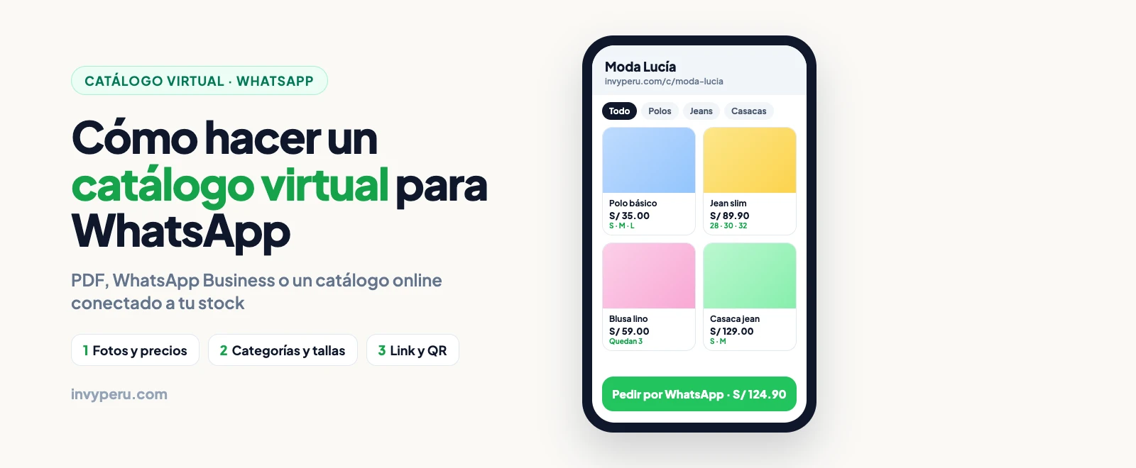 Cómo hacer un catálogo virtual para WhatsApp paso a paso