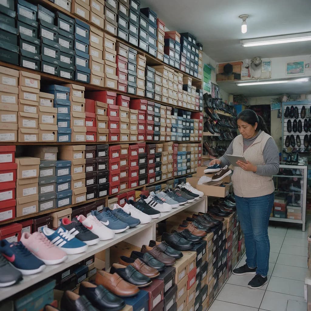 Cómo hacer inventario en una zapatería por número y color