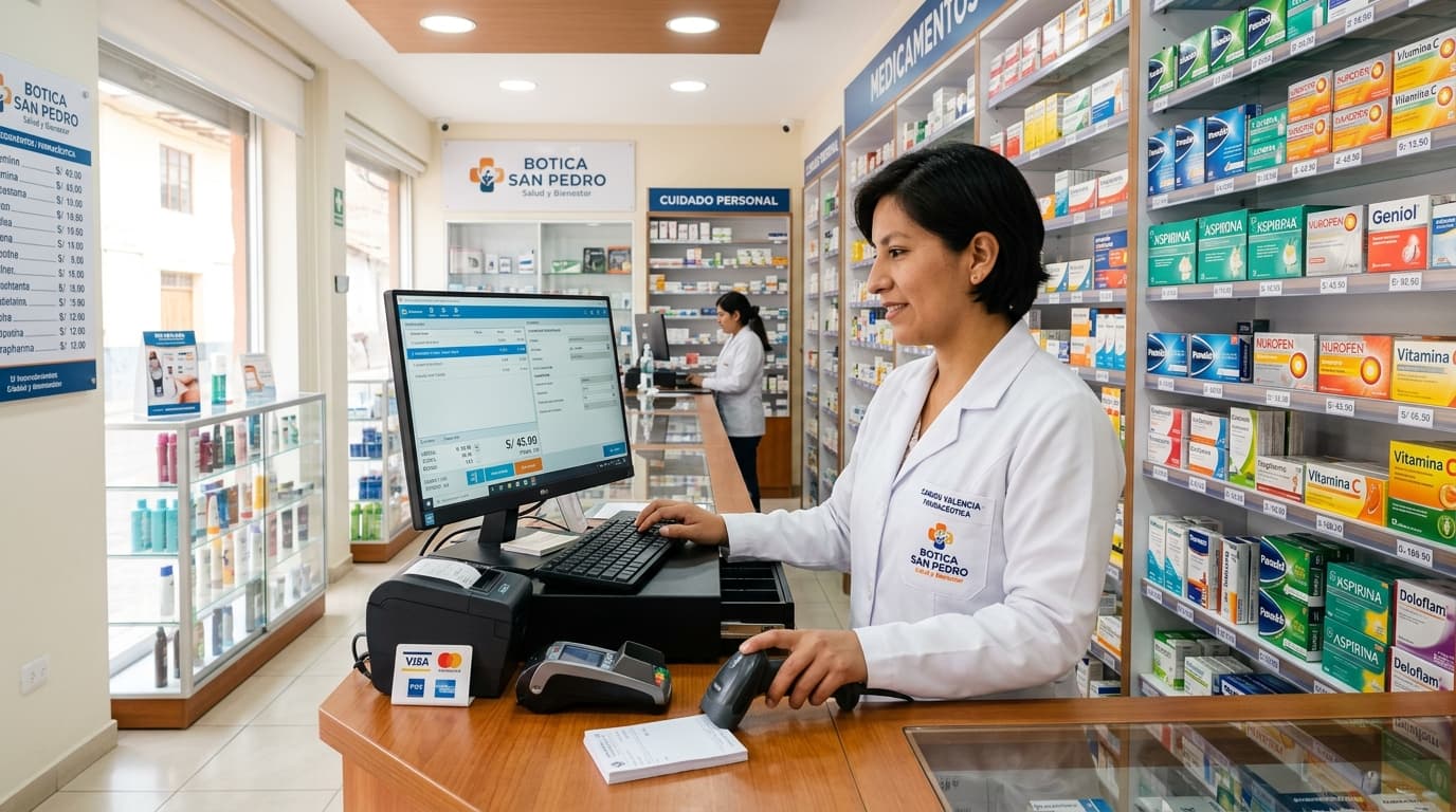 Mejor sistema para boticas y farmacias en Perú: comparativa 2026